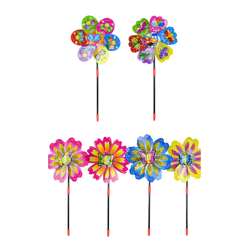 Novelty Plastic Colorful Windmill Festival Gifts Supplies for Kids Rewards Gift